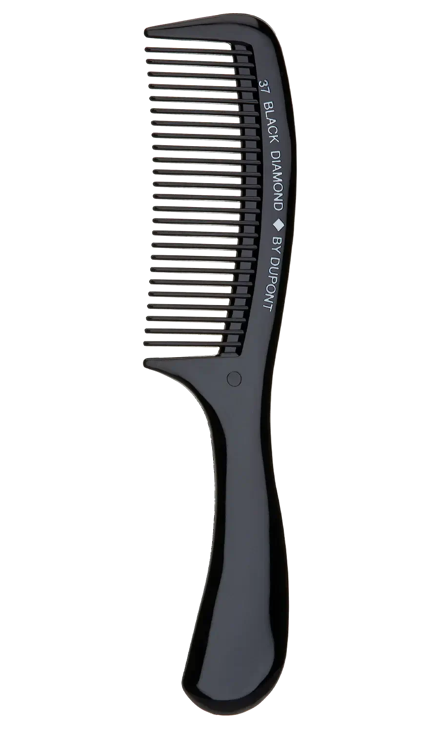 Denman Black Diamond, Kam 37- Sort-Hårkam-JKSHOP