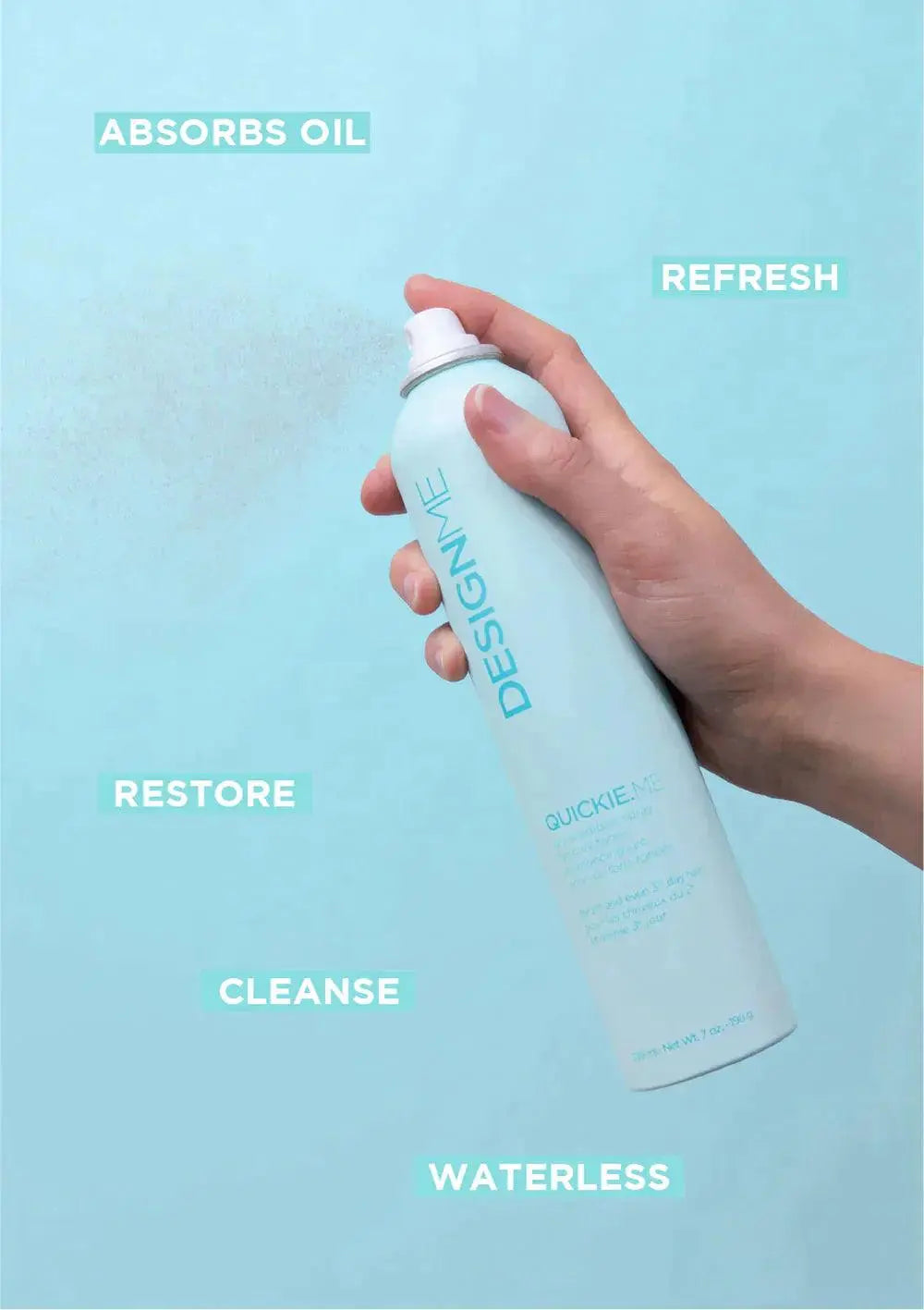 Design.ME - Quickie Dark, Dry Shampoo Spray-Tørrsjampo-JKSHOP