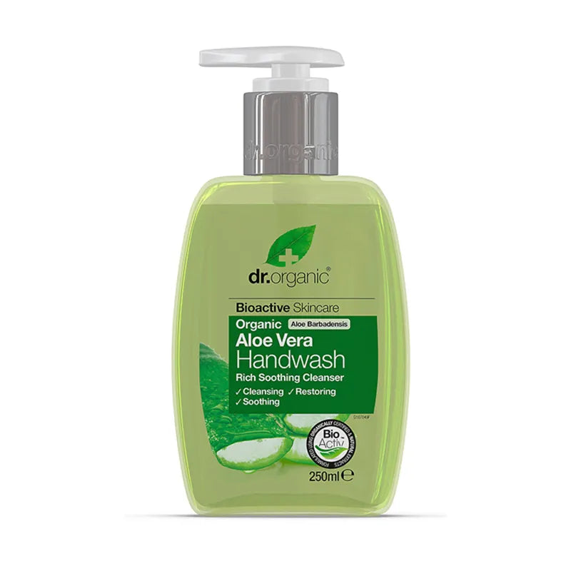 Dr. Organic, Aloe Vera Hand Wash 250 ml - Håndsåpe - JK-Shop