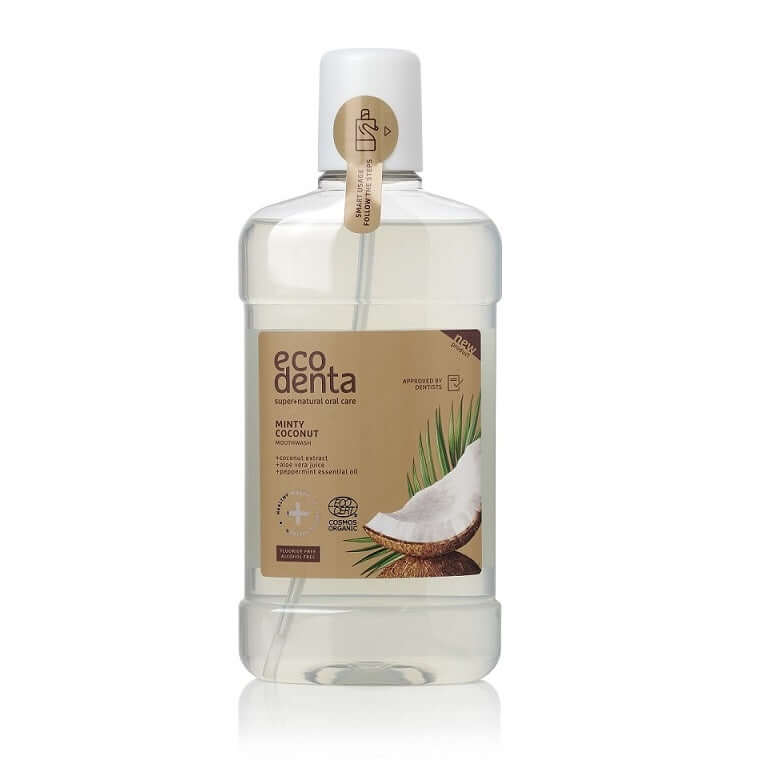 ECODENTA Organic Minty Coconut Mouthwash-Tannpleie-JKSHOP