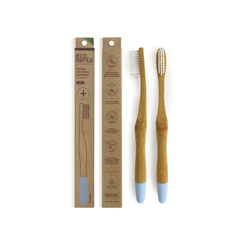 Ecodenta, Tannbørste Bambus Medium - Tannbørster - JK-Shop