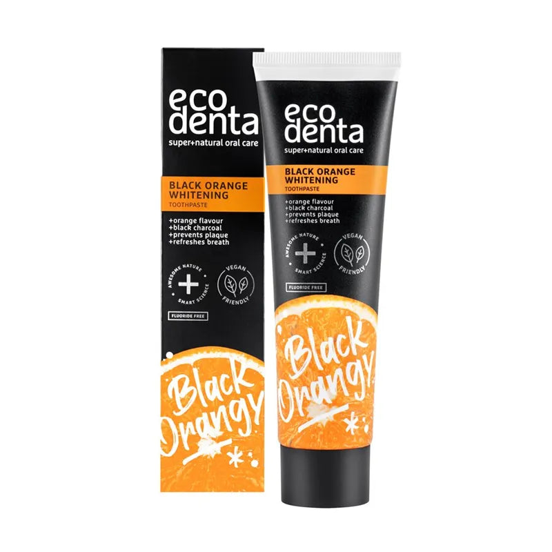 Ecodenta, Whitening Tannkrem Appelsin Uten Fluor 100 ml - Tannkrem - JK-Shop