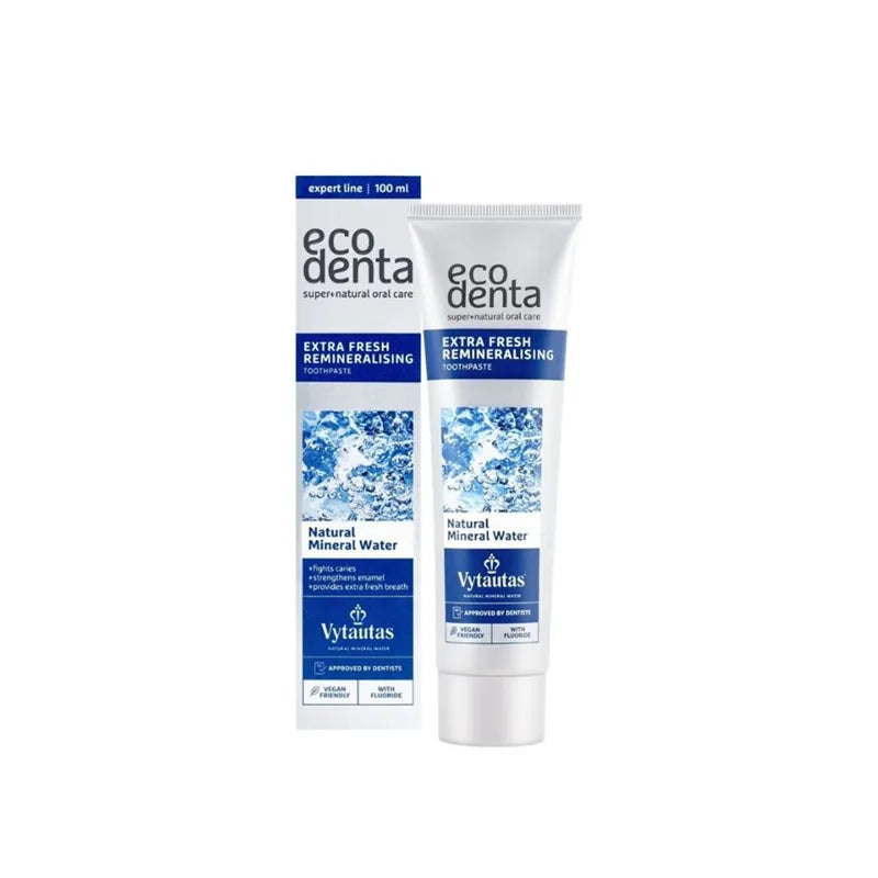 Ecodenta extra fresh remineralising tannkrem 100 ml - Tannkrem - JK-Shop