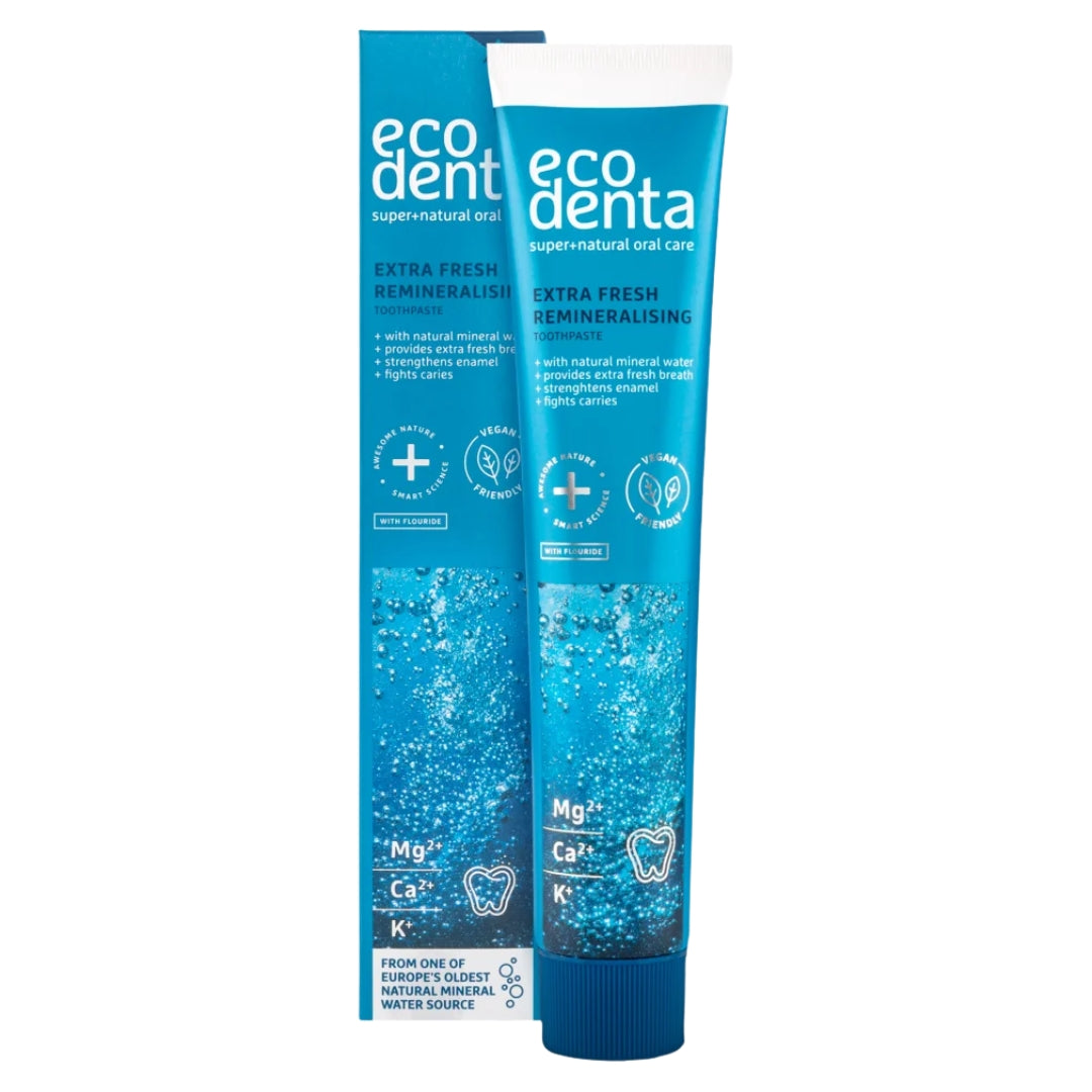 Ecodenta extra fresh remineralising tannkrem 100 ml - Tannkrem - JK-Shop