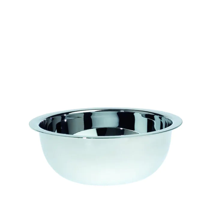 Edwin Jagger Polished stainless steel shaving soap bowl - Barberskål - JK-Shop