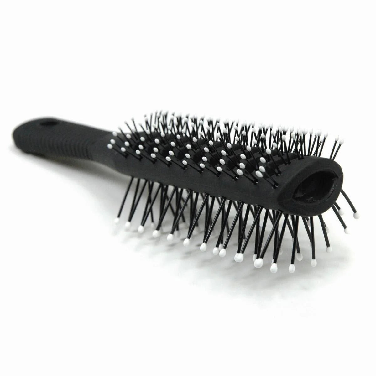 Efalock Tunnelborste Dobbelt Svart - Hårbørste - JK-Shop