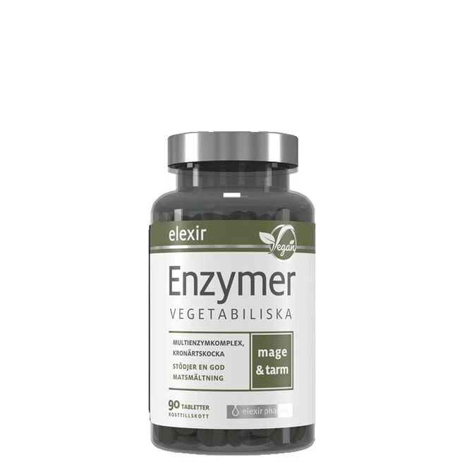 Elexir Pharma Enzymer 90 tabletter - Vitaminer & kosttilskudd - JK-Shop