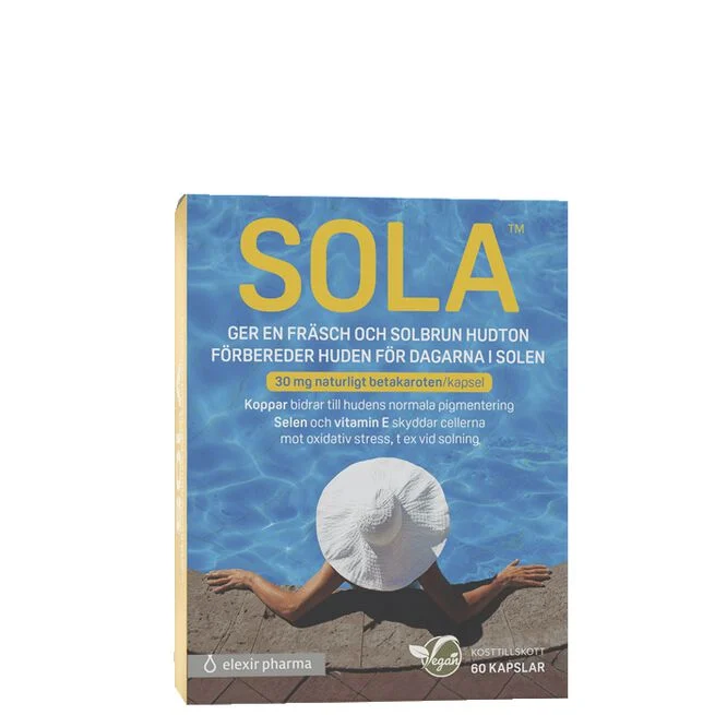 Elexir Pharma SOLA 60 kapsler - Vitaminer & kosttilskudd - JK-Shop