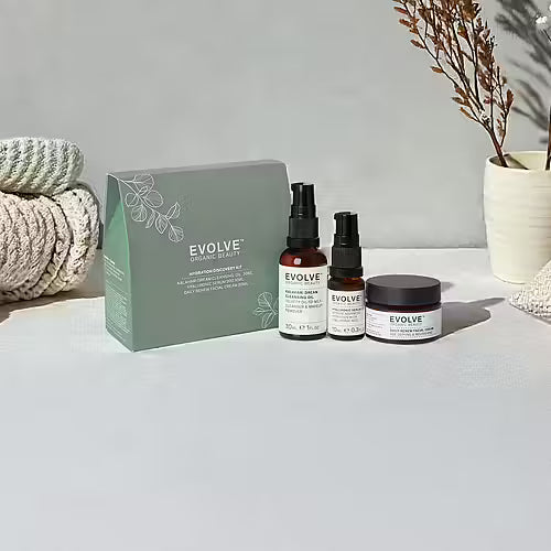 Evolve Organic Beauty Hydration Discovery Kit - Hudpleiesett - JK-Shop