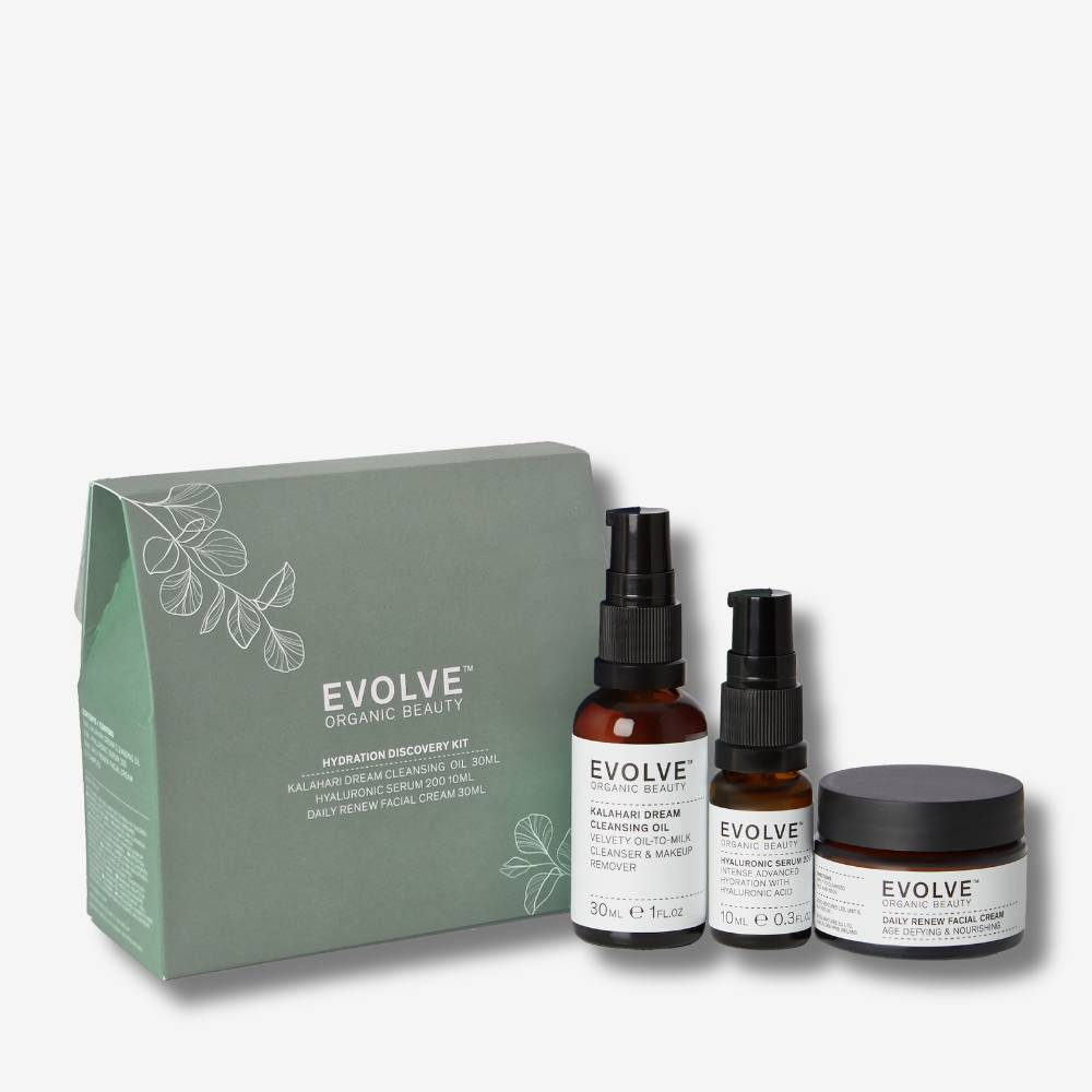 Evolve Organic Beauty Hydration Discovery Kit - Hudpleiesett - JK-Shop