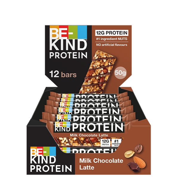 Be-Kind 12G Protein Bar, 12x50g, Milk Chocolate Latte