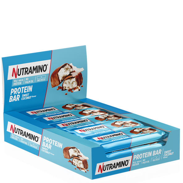 Nutramino Proteinbar, 12x55g, Sweet Coconut