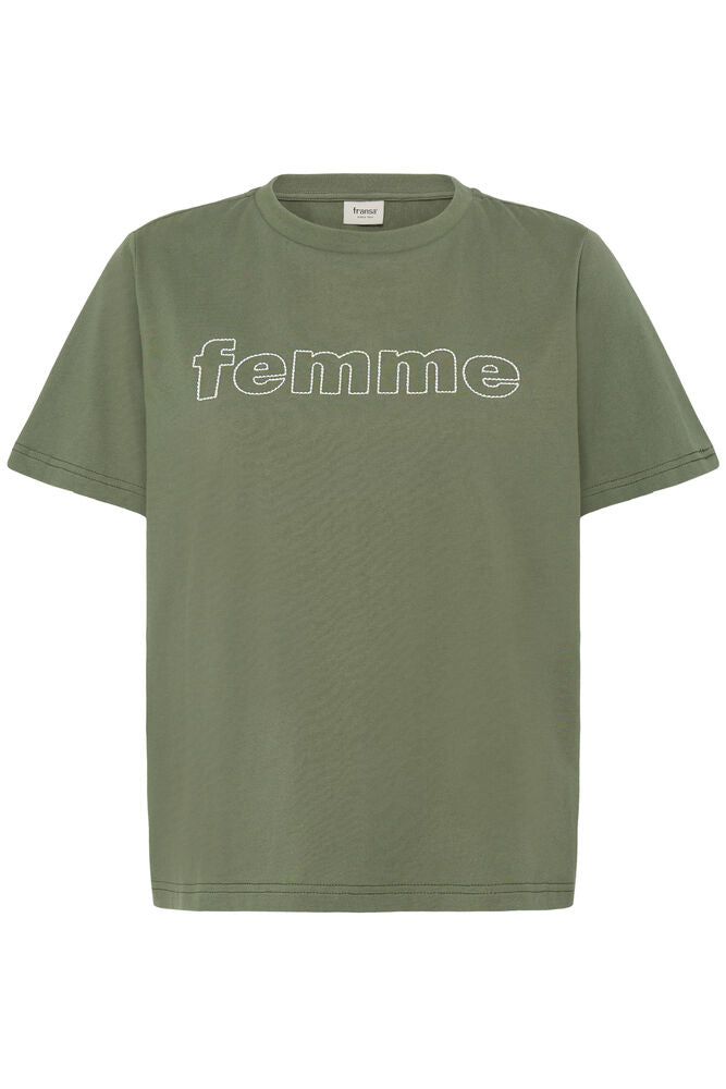 FRANSA, SAPHIRE TEE 1 - T-skjorter & topper - JK-Shop
