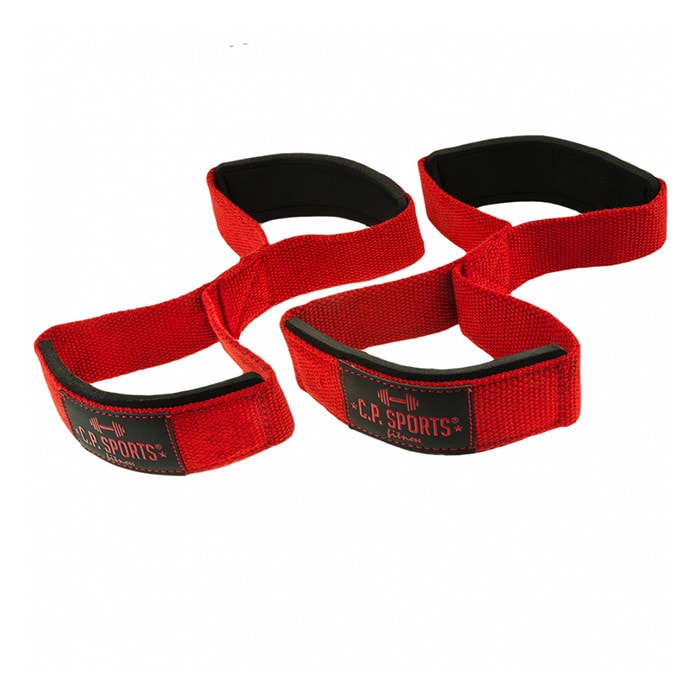 Figure 8 Straps - Lifting Loops, Red, One Size - Treningsstrikker - JK-Shop