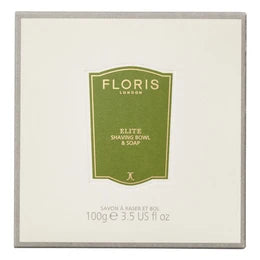 Floris Elite Barbersæbe i træskål 100 gr. - Barbersåpe - JK-Shop