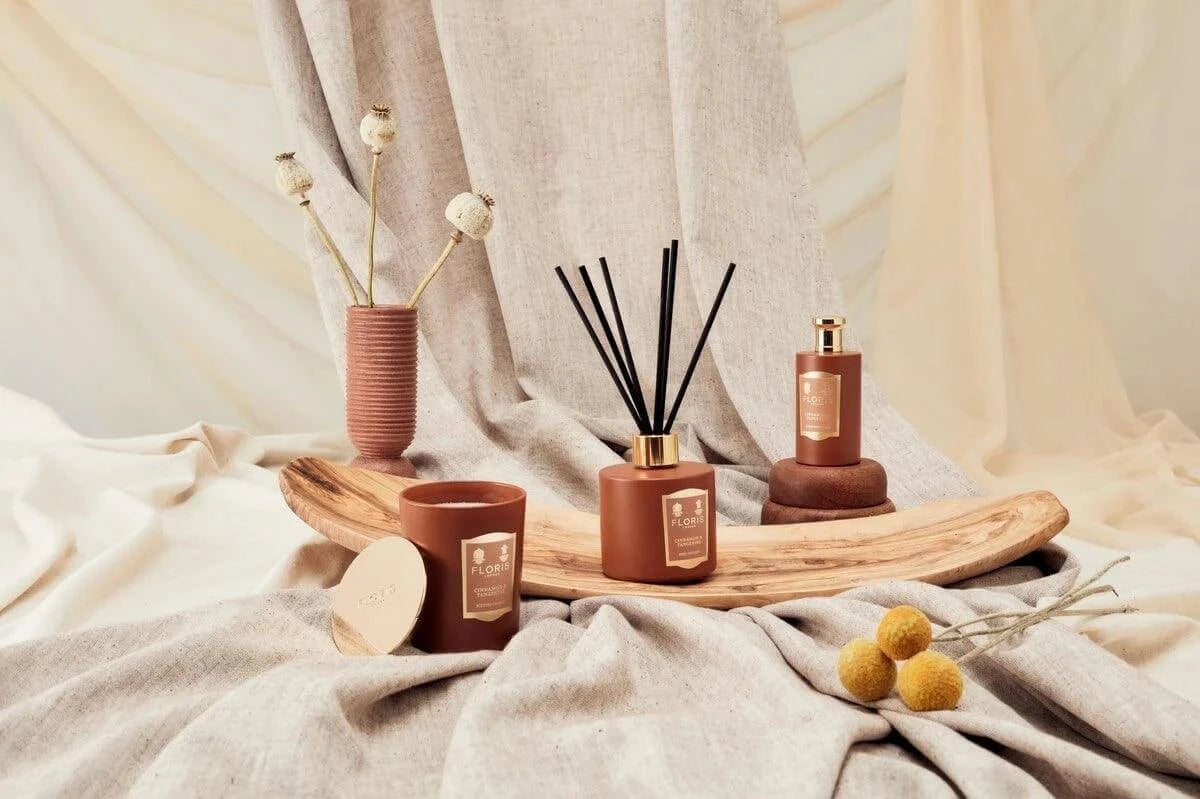 Floris Kanel & Mandarin Diffuser, 200 ml.-Duftpinner-JKSHOP