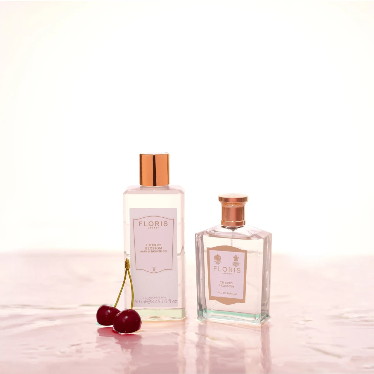 Floris London Cherry Blossom Bath & Shower Gel 250 ml. - Dusjsåpe - JK-Shop