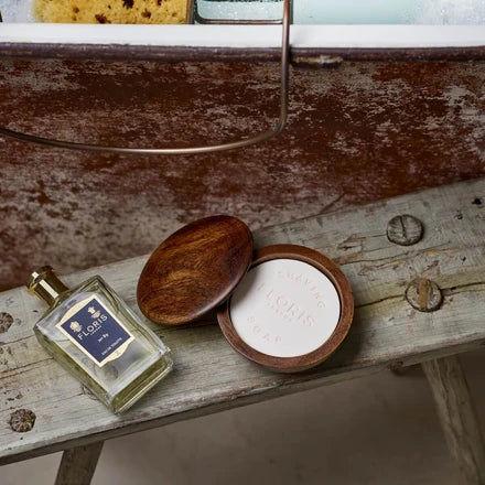Floris No.89 Barbersåpe i treskål 100 gr. - Barbersåpe - JK-Shop