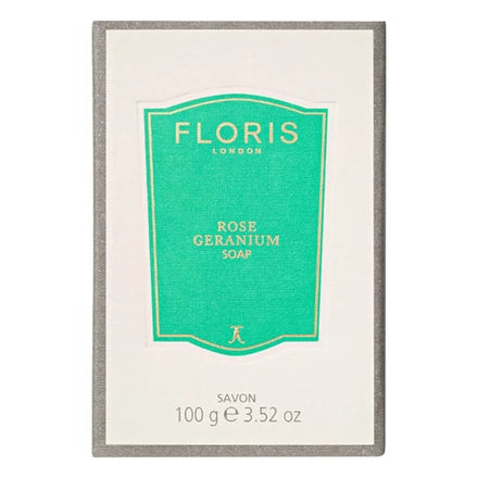 Floris Rose Geranium, Luksus Såpe, 100 gr. - Hånd - og kroppssåpe - JK-Shop