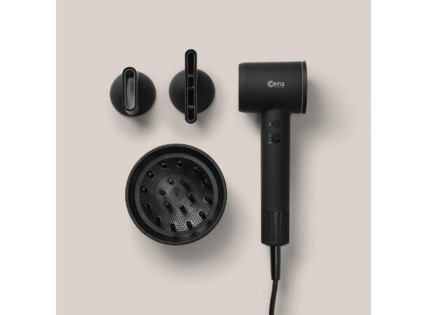 Føner Cera Pro BLDC - Sort - Hårføner - JK-Shop