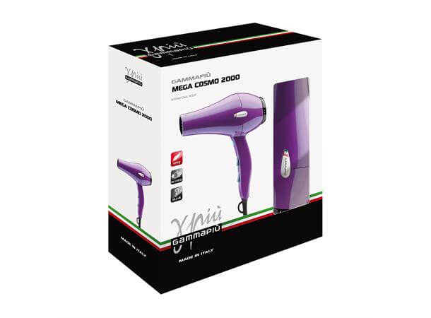 Føner Gamma Megacosmo 2200W Sort-Hårføner-JKSHOP