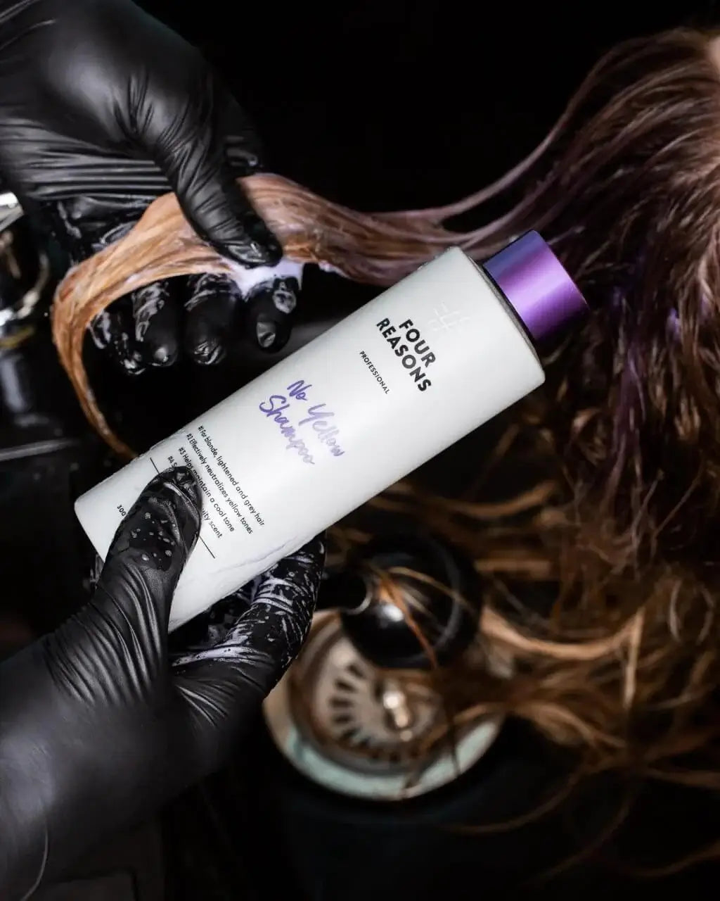 Four Reasons Sensitive No Yellow Shampoo-Sjampo-JKSHOP