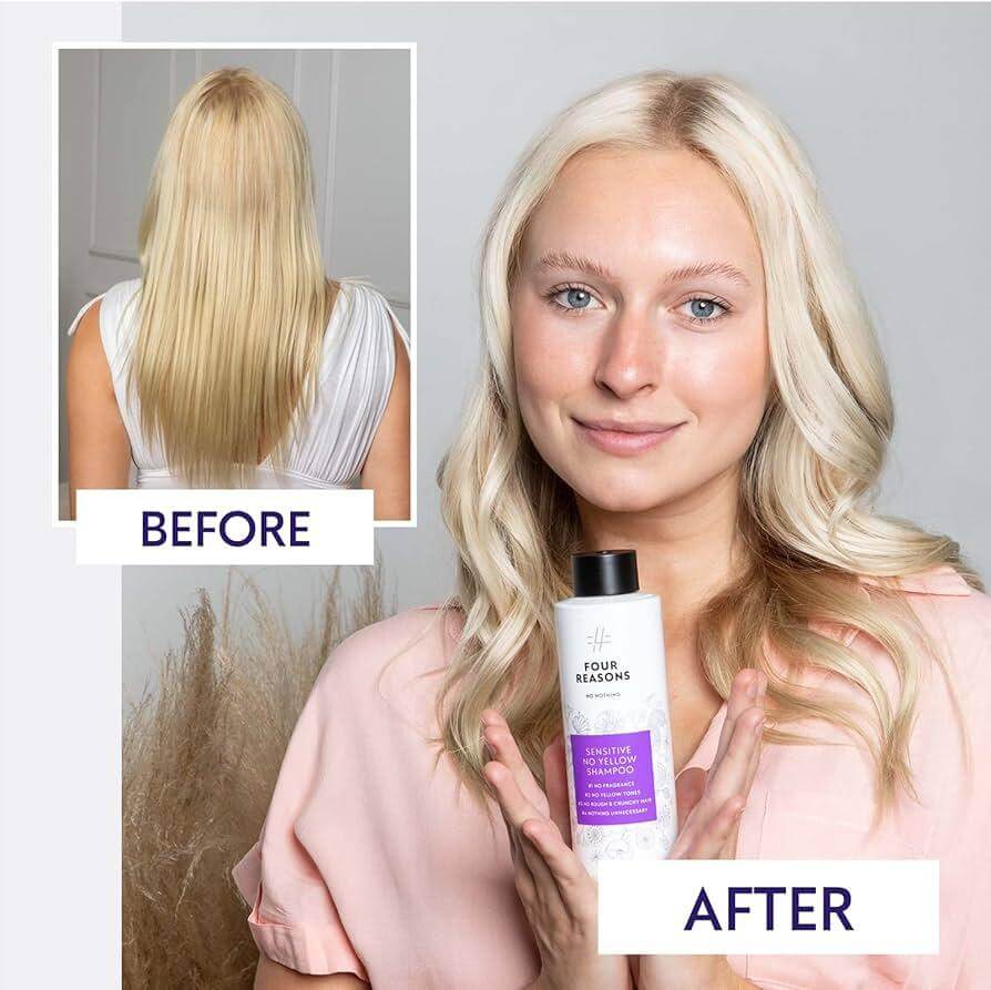 Four Reasons Sensitive No Yellow Shampoo-Sjampo-JKSHOP
