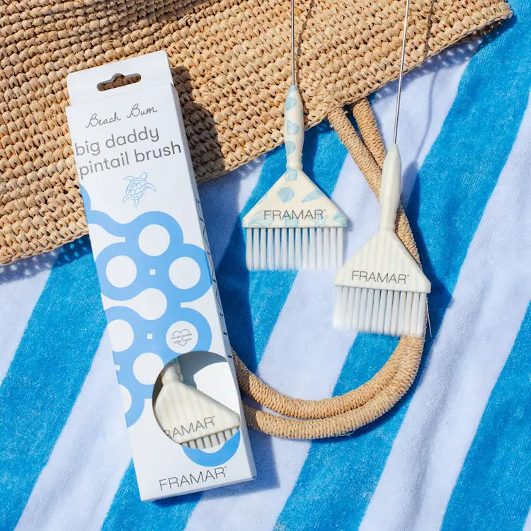 Framar Beach Bum PinTail Color Brush Set - Fargetilbehør - JK-Shop