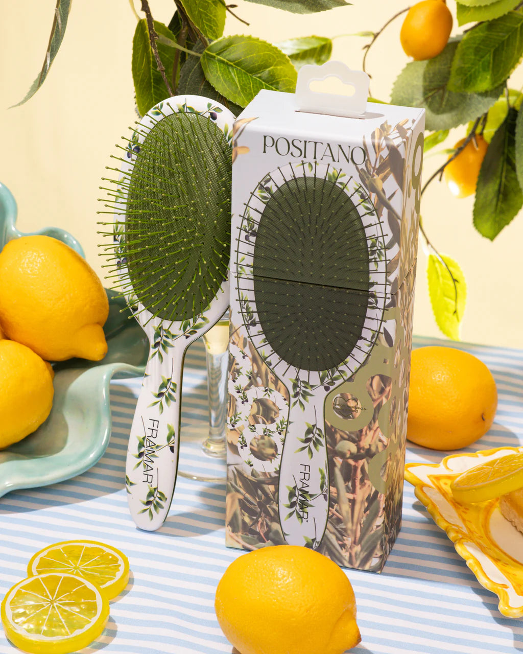 Framar Detangle Brush- Limoncello Positano - Hårbørste - JK-Shop