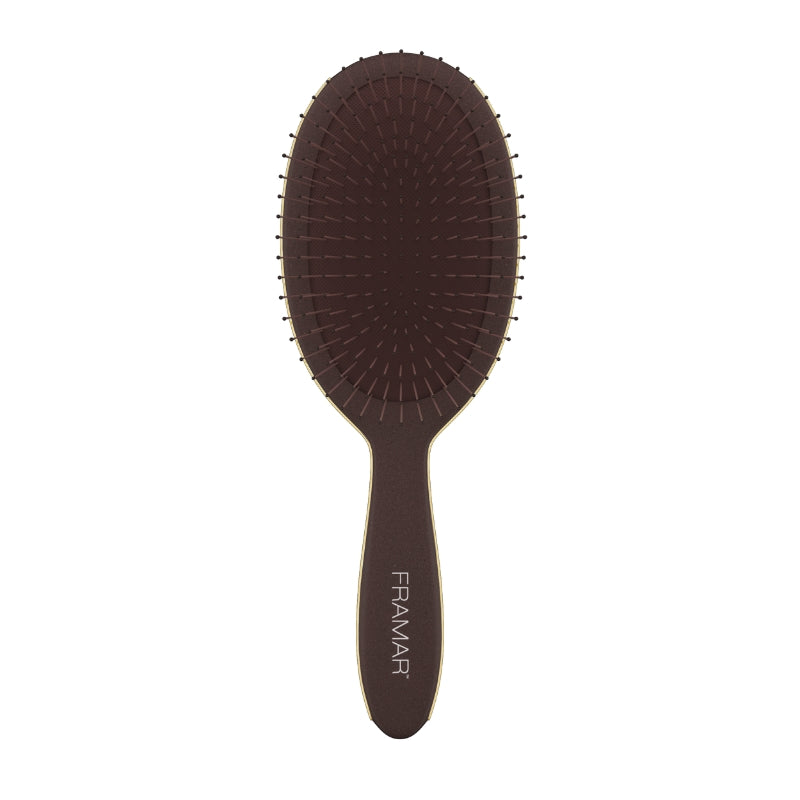 Framar Detangle Brush Mahogany (Brun) - Hårbørste - JK-Shop