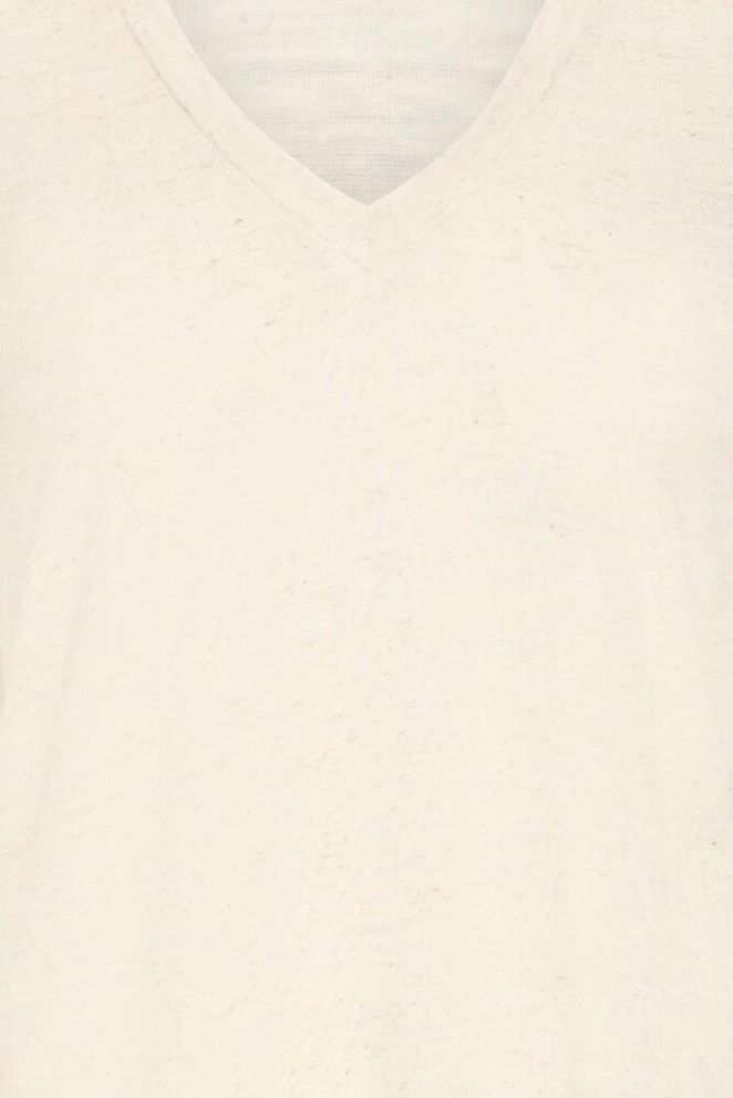 Fransa FINOLA TEE 1, Oatmeal Melange - T-skjorter & topper - JK-Shop