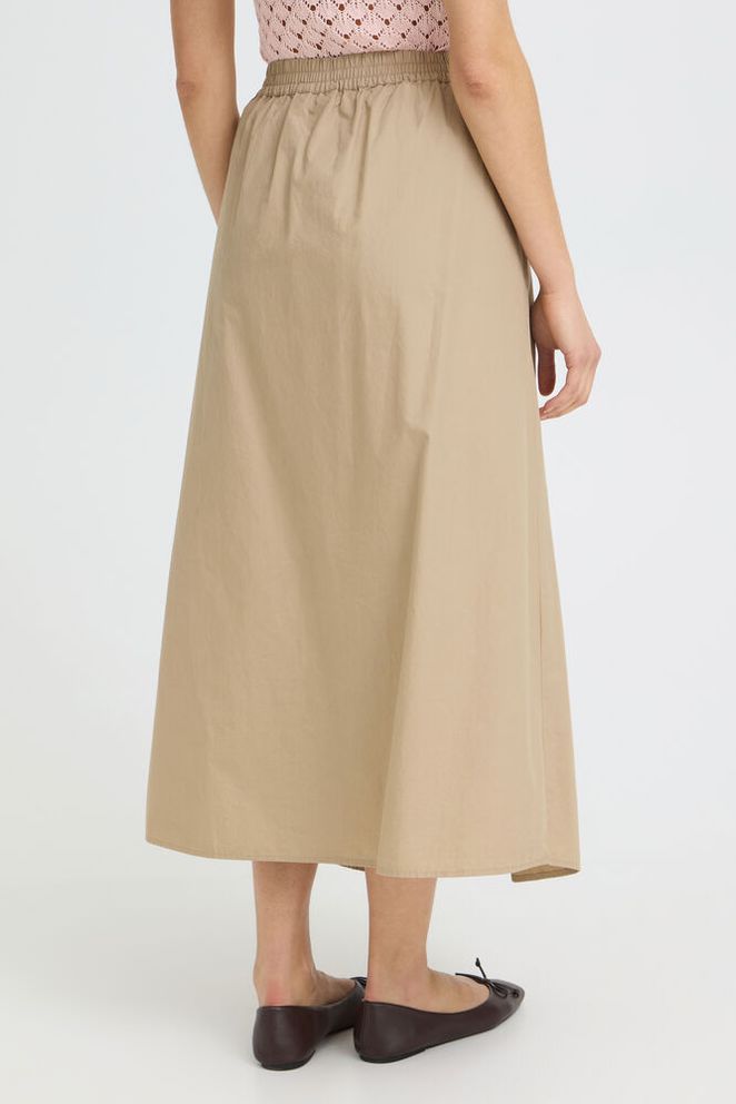 Fransa GITI SKIRT 1, SAVANNAH TAN - Skjørt - JK-Shop