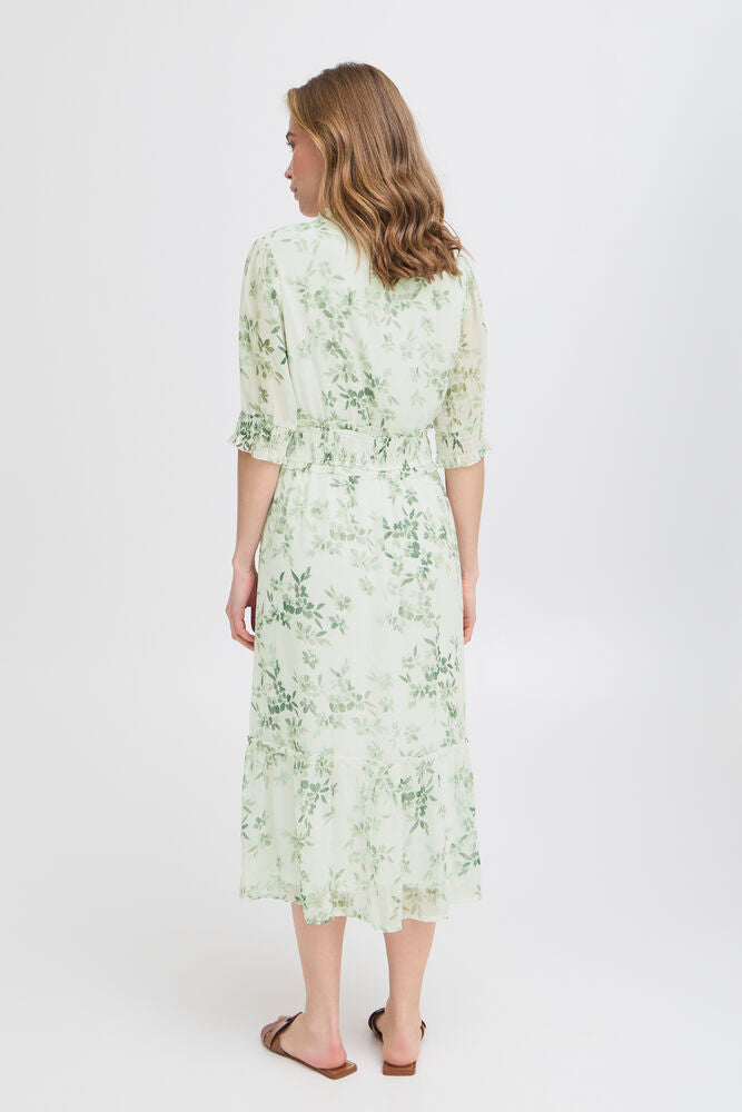Fransa KARA DR 1 ICEBERG GREEN ART - Green - Kjoler - JK-Shop