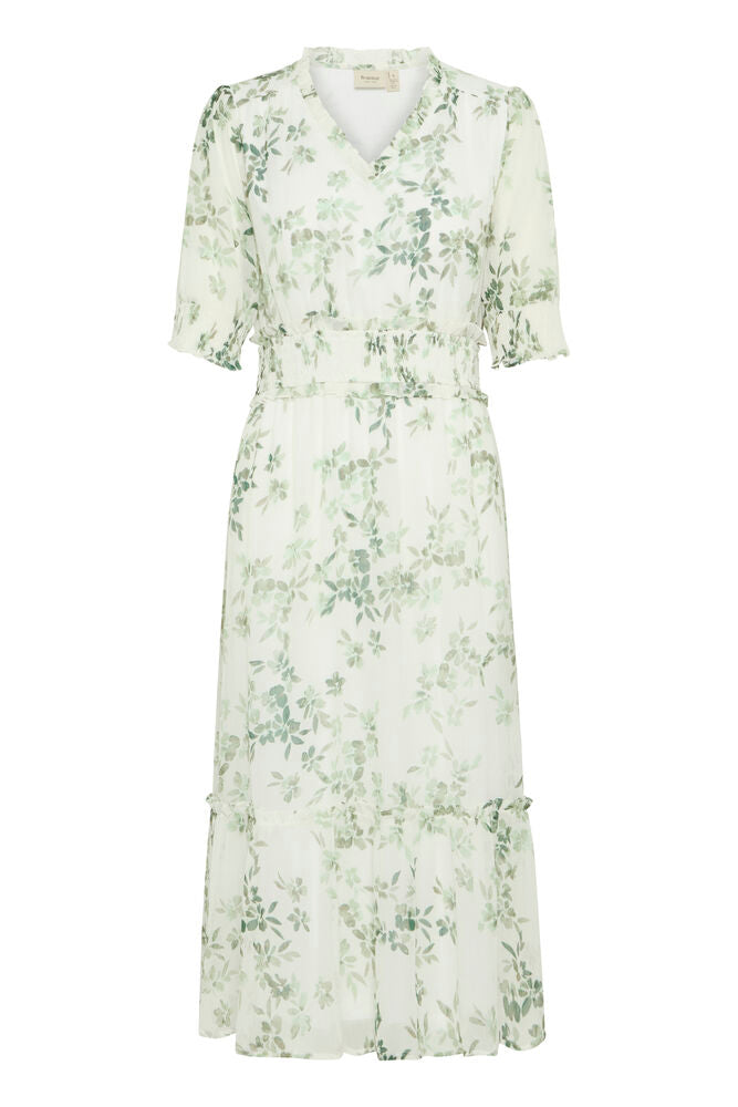 Fransa KARA DR 1 ICEBERG GREEN ART - Green - Kjoler - JK-Shop