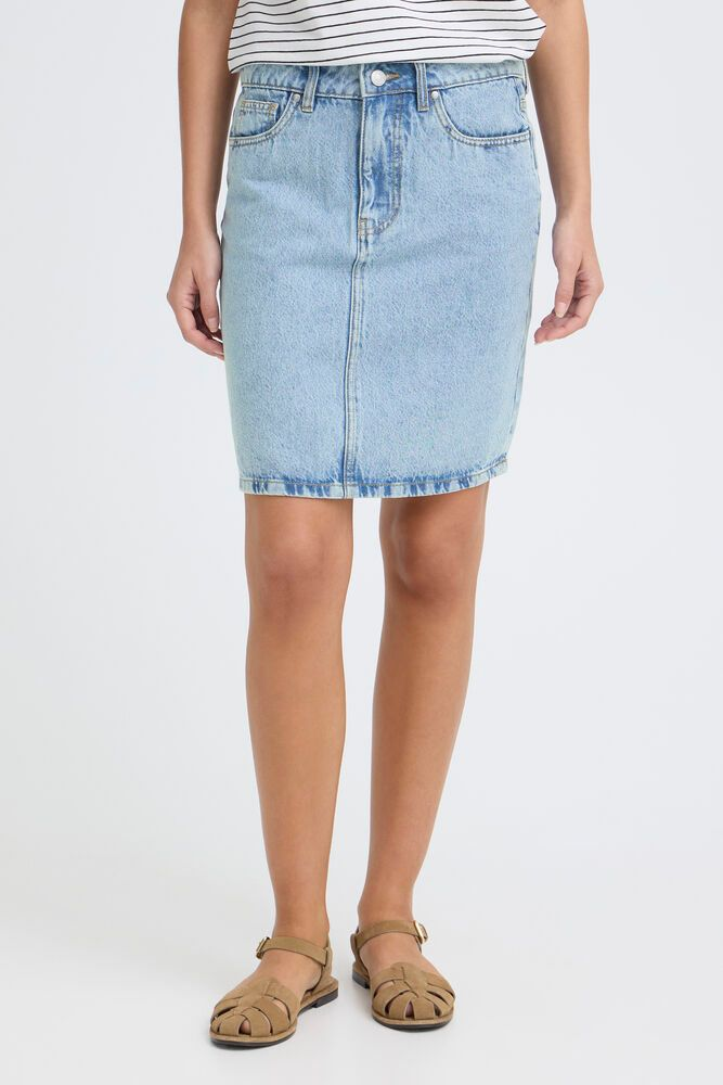 Fransa, PETULA SK 1 Denim Skirt, Slim Regular Fit - Skjørt - JK-Shop