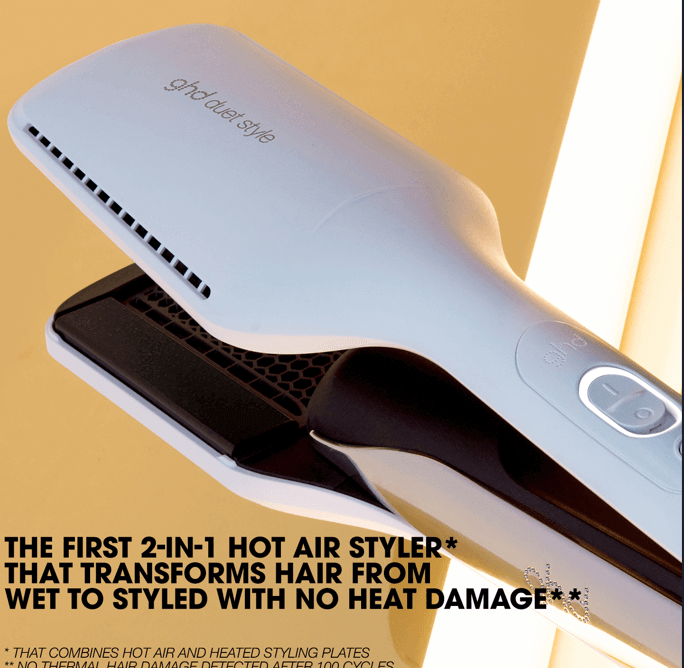 GHD Duet 2-IN-1 Hot Air Styler Sort-Rettetang-JKSHOP