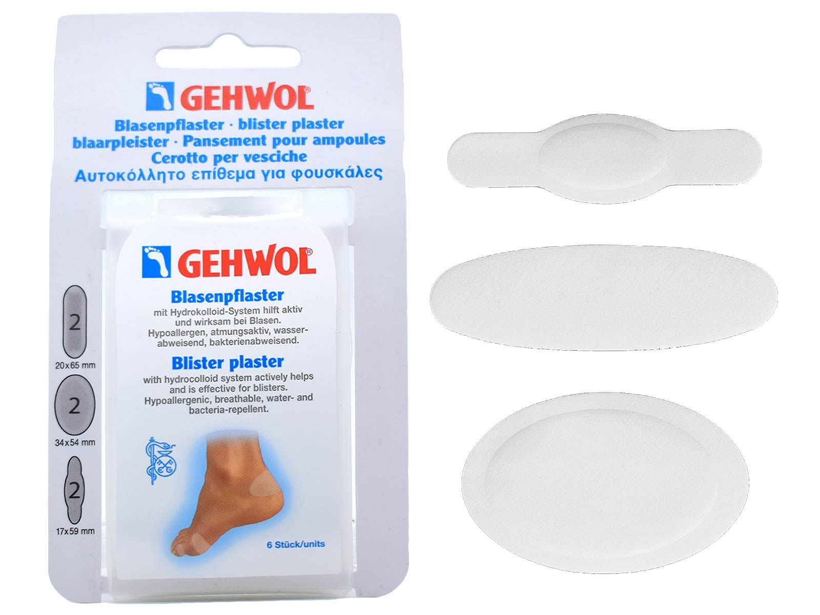 Gehwol Blister Plaster Gnagsårplaster Assortert - Fotpleie - JK-Shop