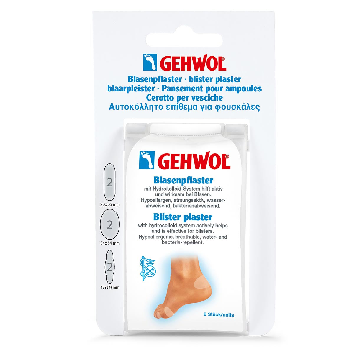 Gehwol Blister Plaster Gnagsårplaster Assortert - Fotpleie - JK-Shop
