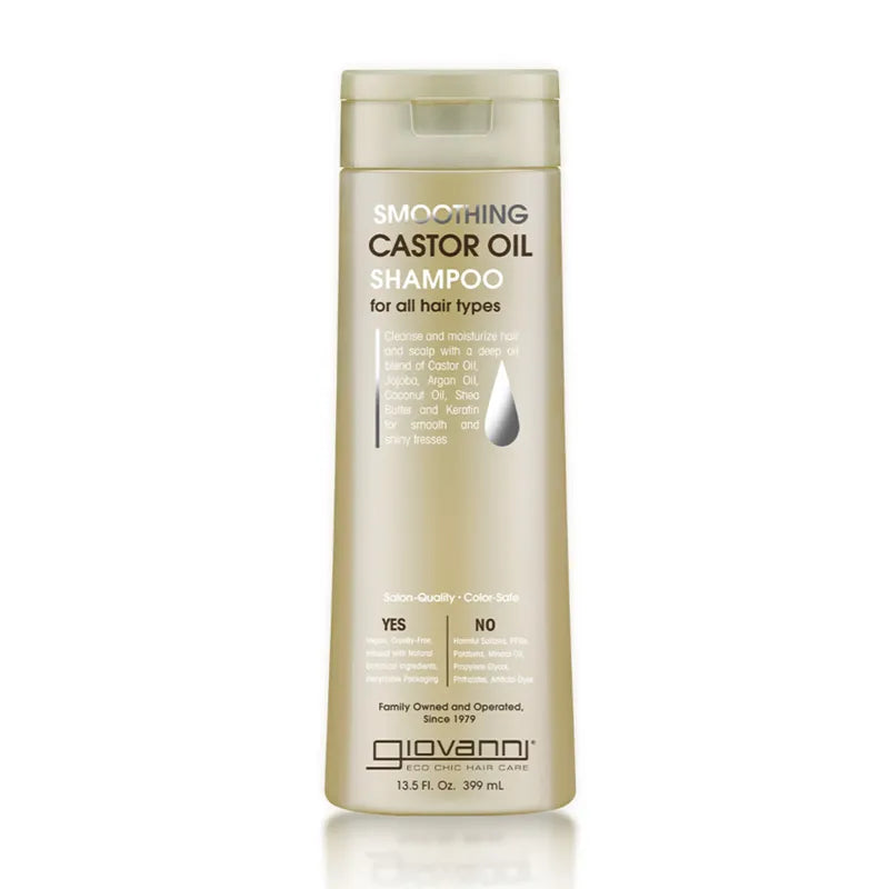 Giovanni Smoothing Castor Oil Shampoo - Sjampo - JK-Shop