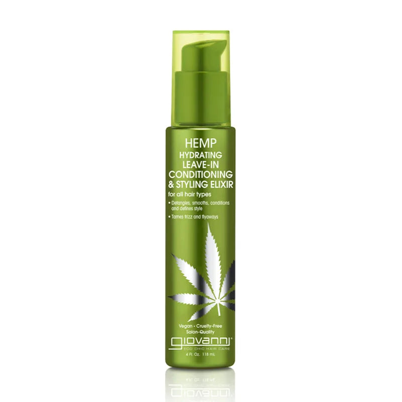 Giovanni hemp hydrating conditioning & styling elixir 118 ml - Hårkrem - JK-Shop