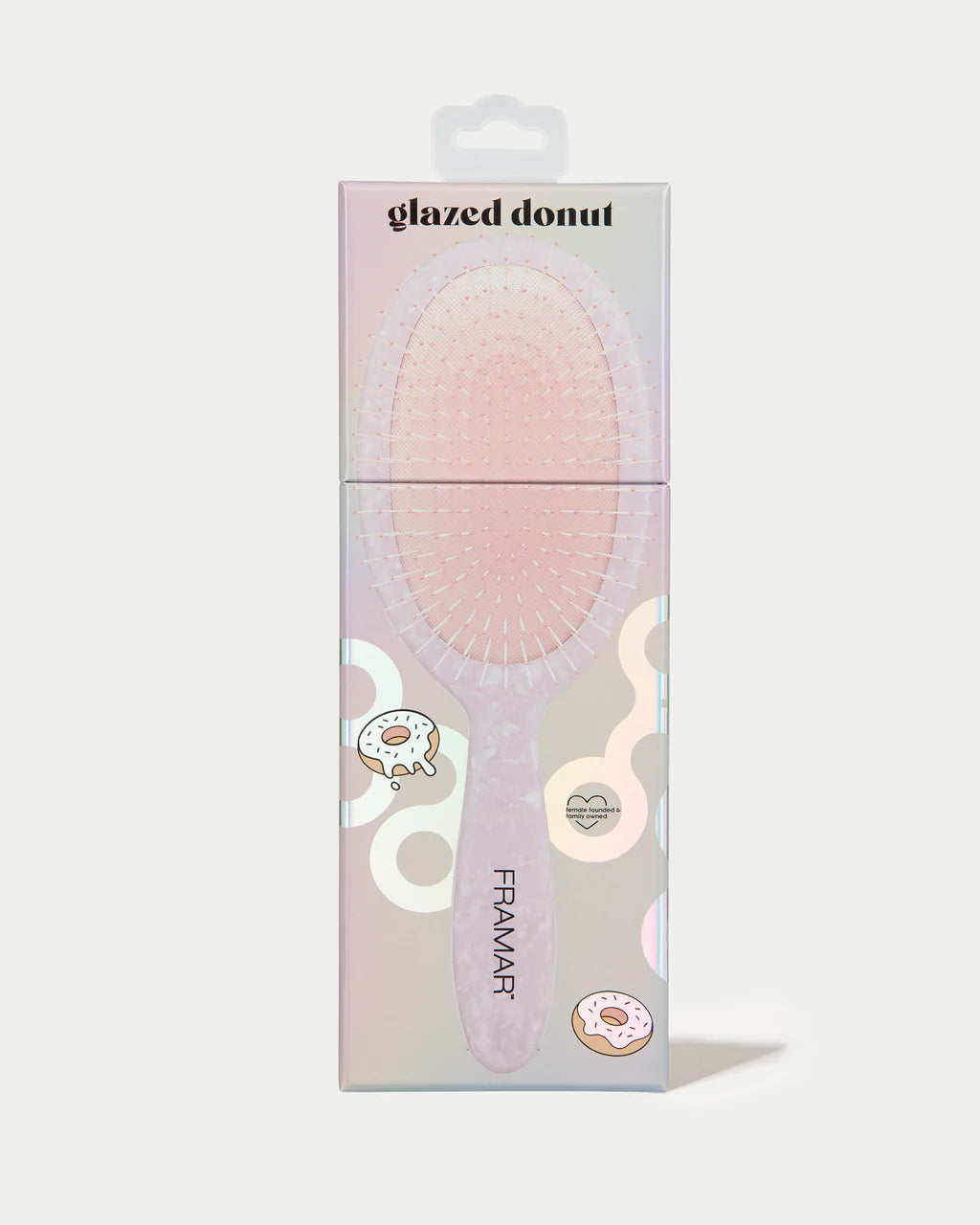 Framar Detangler Hårbørste Glazed Donut