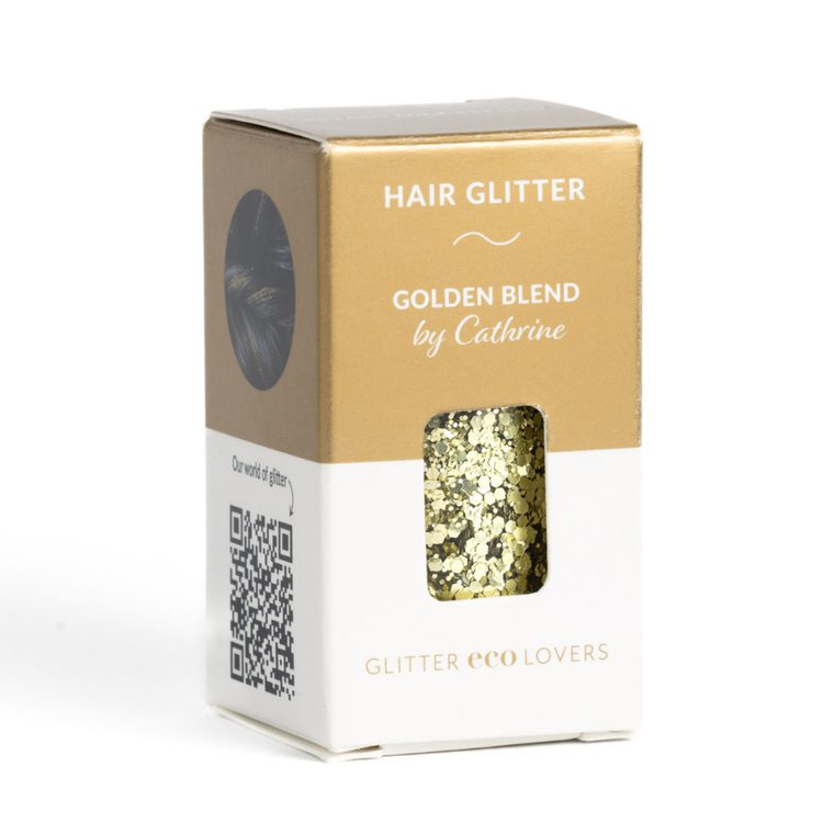Glitter Eco Lovers Golden Blend Hair Glitter - Gel - JK-Shop