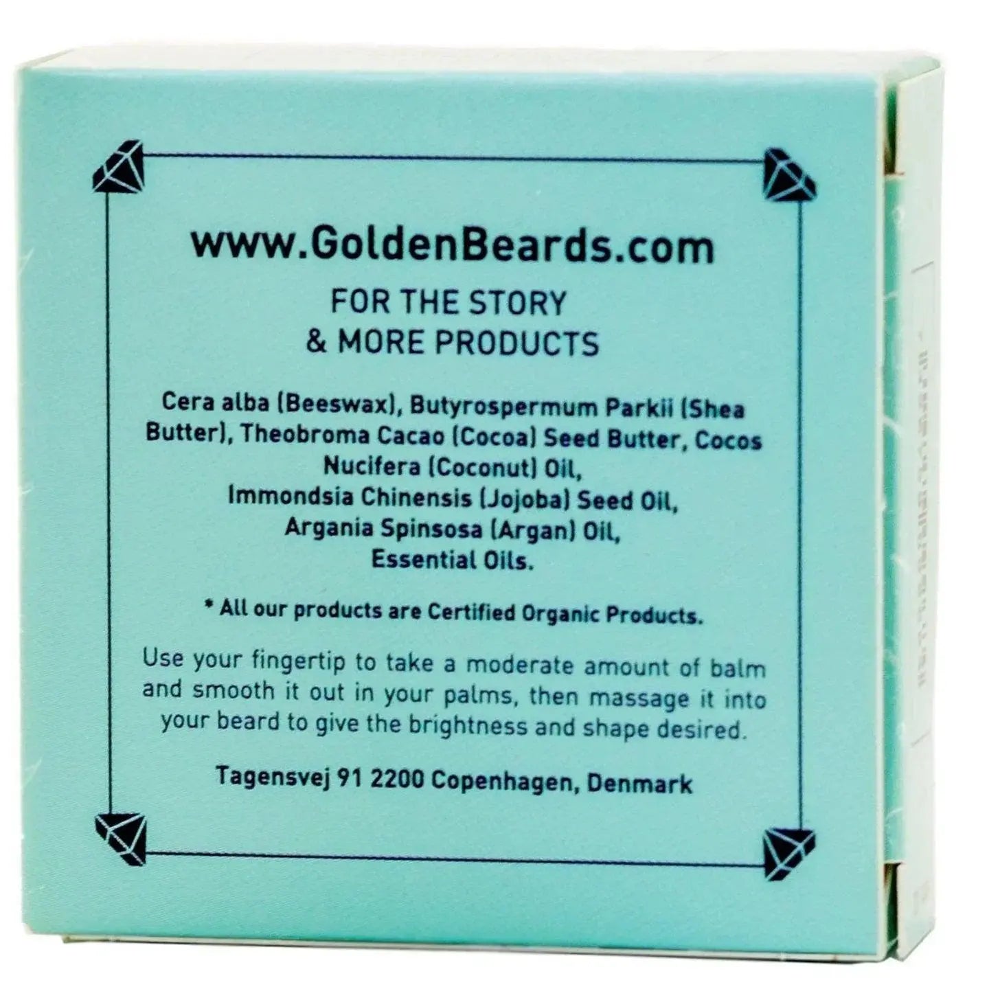 Golden Beards Arctic Organisk Skjegg Balm 60ml - Skjeggbalm - JK-Shop