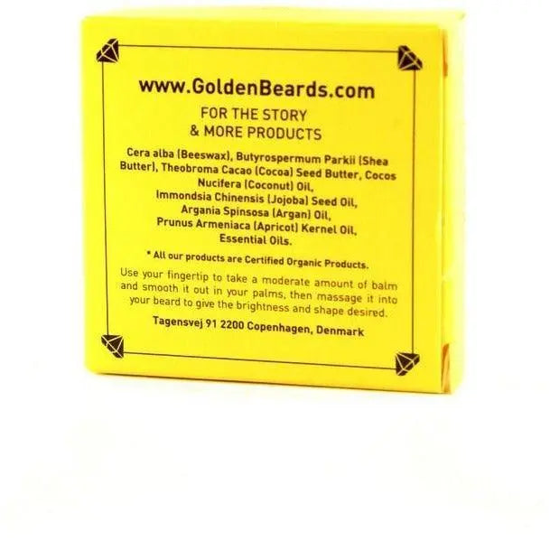 Golden Beards Big Sur Organic Beard Balm 60 - Skjeggbalm - JK-Shop