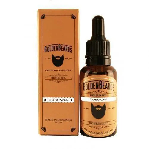 Golden Beards Organisk Skjeggolje Toscana - Skjeggolje - JK-Shop