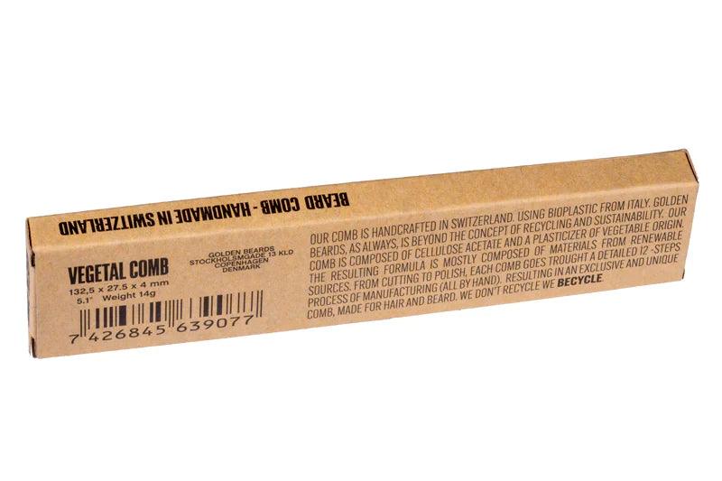 Golden Beards Vegetal Skjeggkam-Skjeggkam-JKSHOP