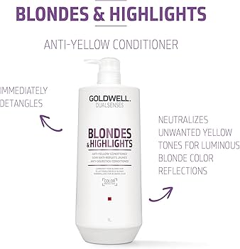 Goldwell Blondes & Highlights Anti-Yellow Conditioner 200ml - Balsam - JK-Shop