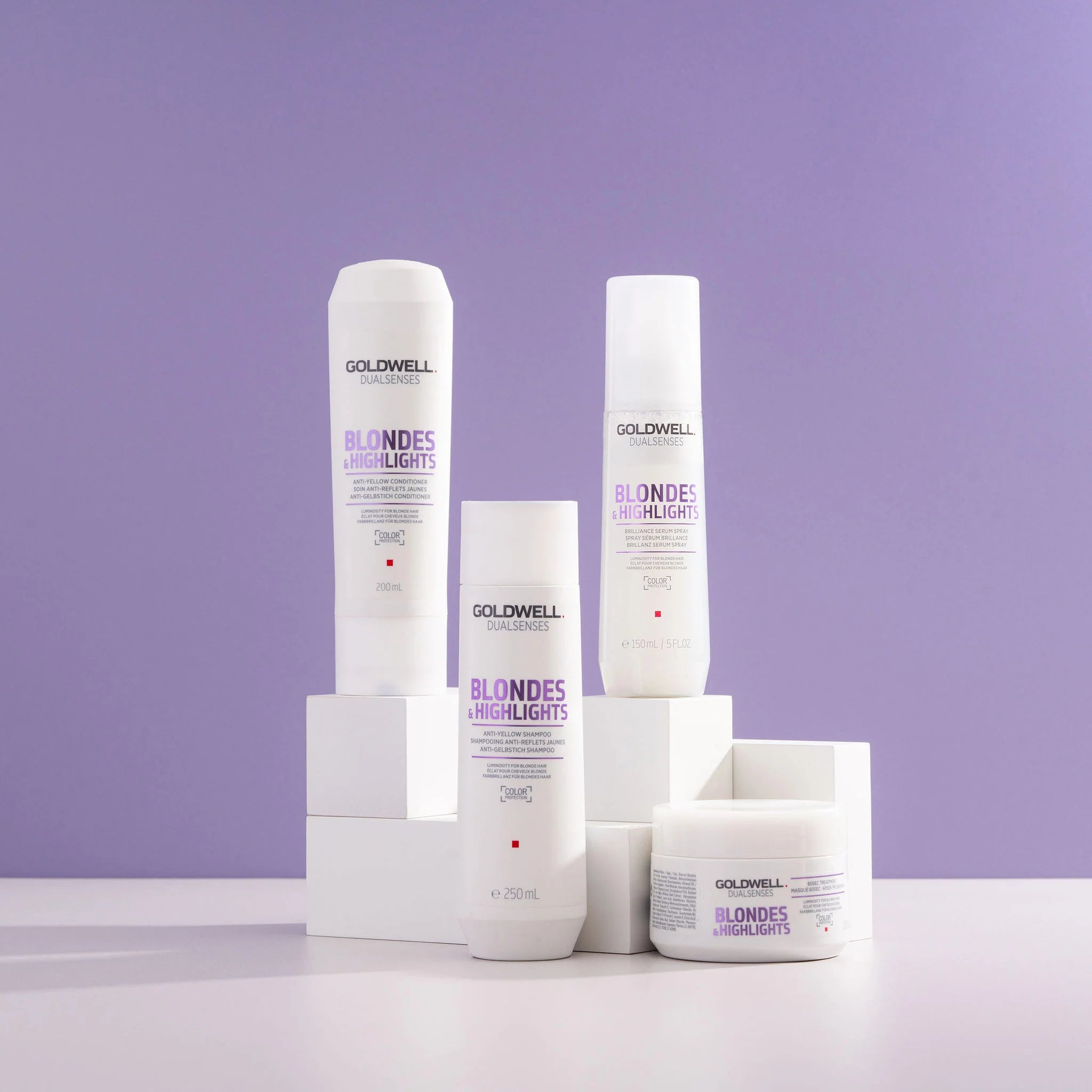 Goldwell Blondes & Highlights Anti-Yellow Shampoo 250ml - Sjampo - JK-Shop