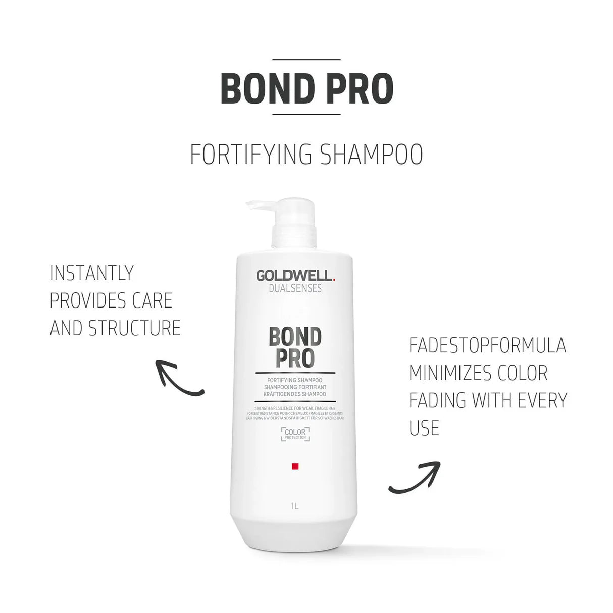 Goldwell Bond Pro Fortifying Shampoo 1000ml - Sjampo - JK-Shop