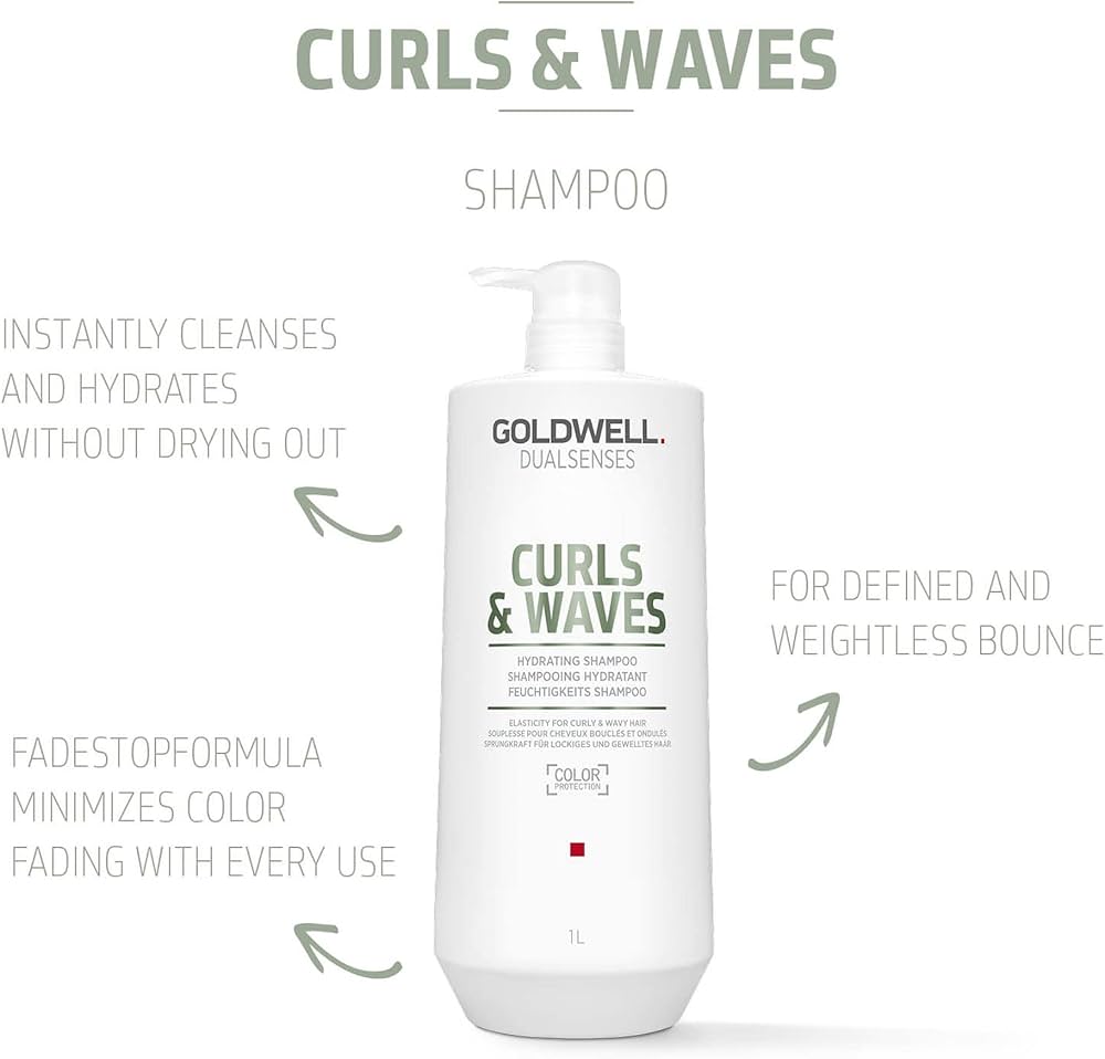 Goldwell Curls & Waves Hydrating Shampoo 1000ml - Sjampo - JK-Shop
